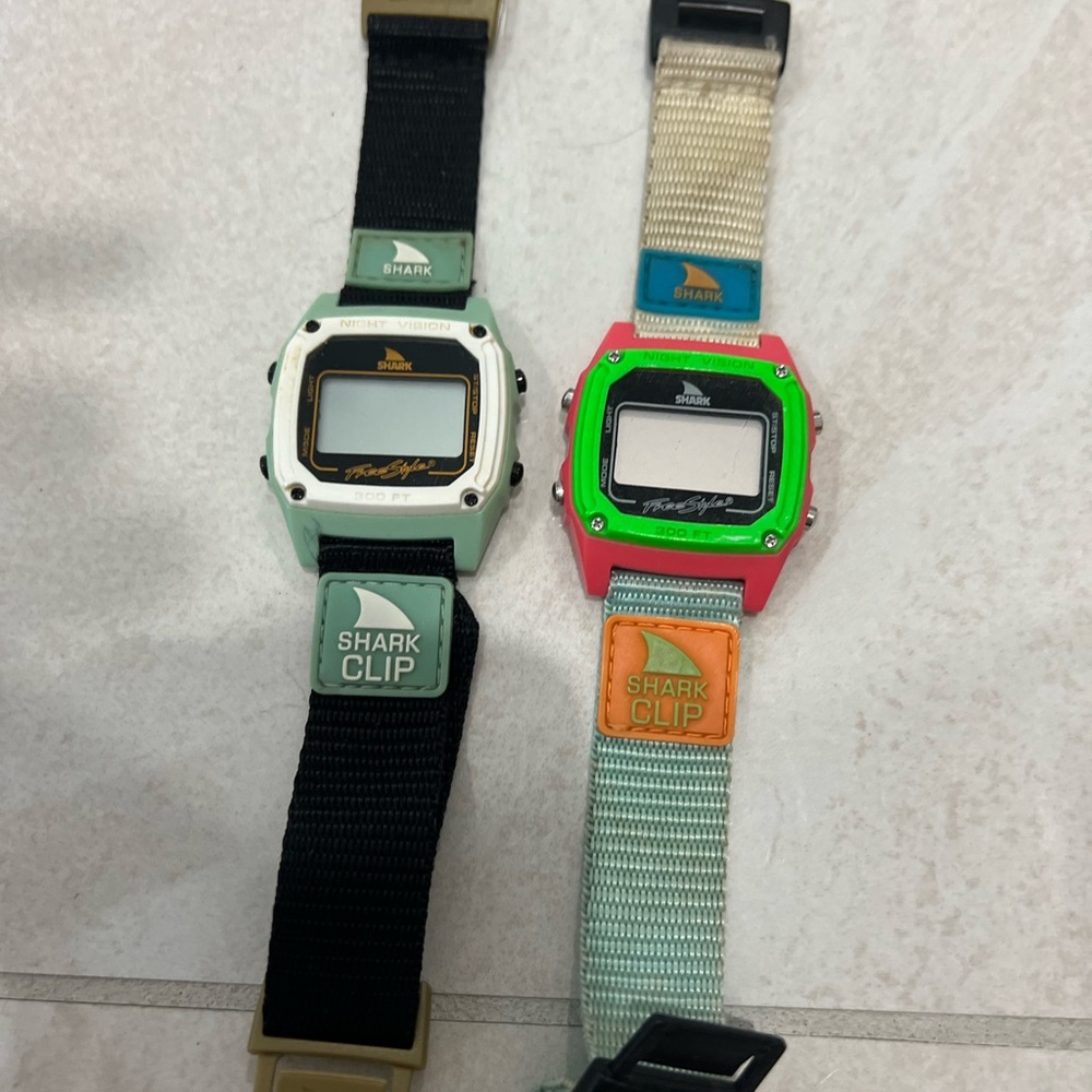 SharkClip Watches x2